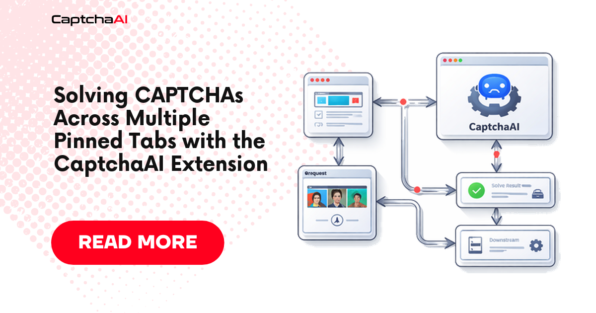 Solving CAPTCHAs Across Multiple Pinned Tabs with the CaptchaAI Extension