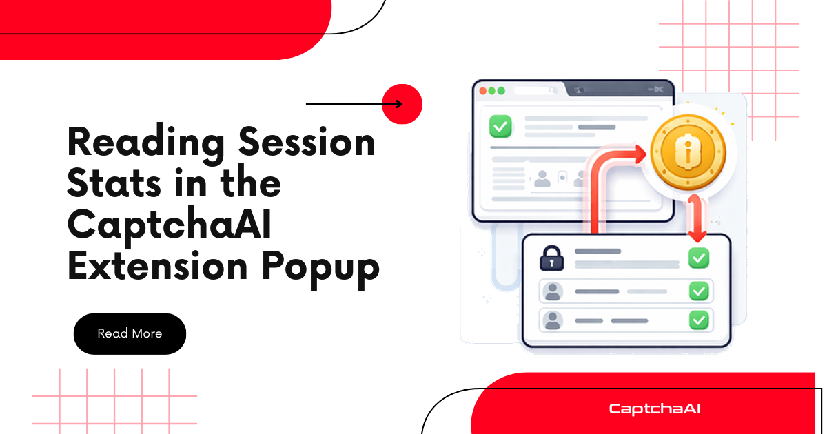Reading Session Stats in the CaptchaAI Extension Popup