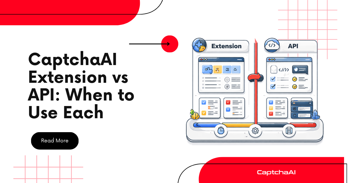 CaptchaAI Extension vs API: When to Use Each