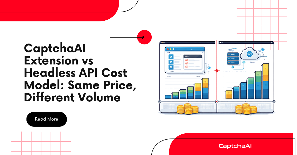 CaptchaAI Extension vs Headless API Cost Model: Same Price, Different Volume