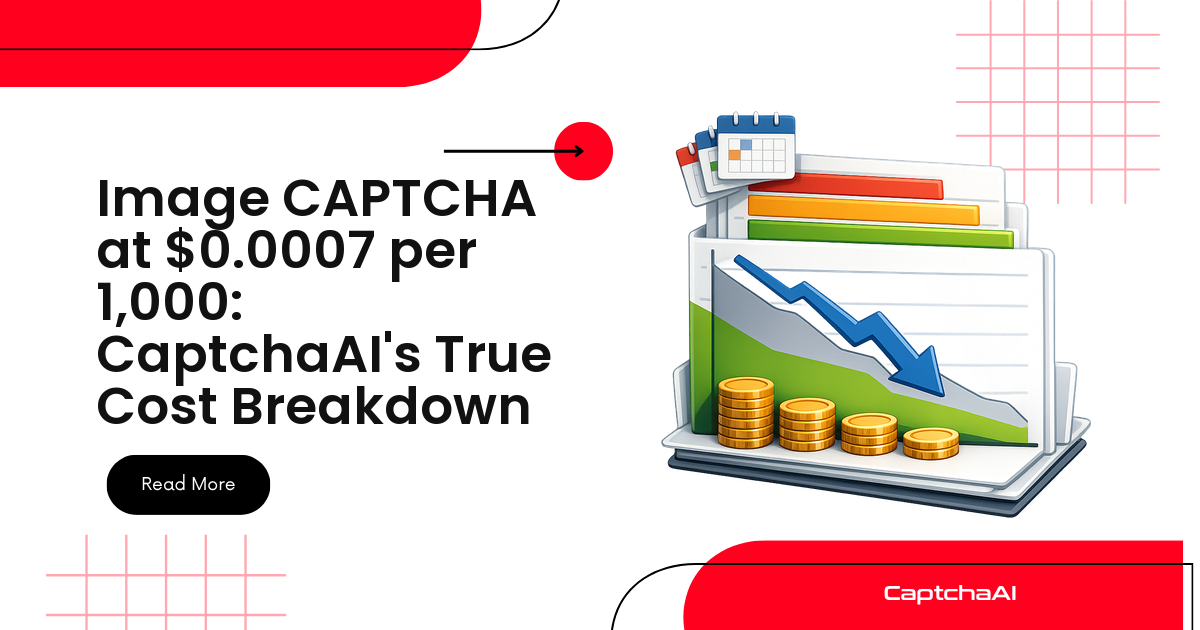 Image CAPTCHA at $0.0007 per 1,000: CaptchaAI's True Cost Breakdown
