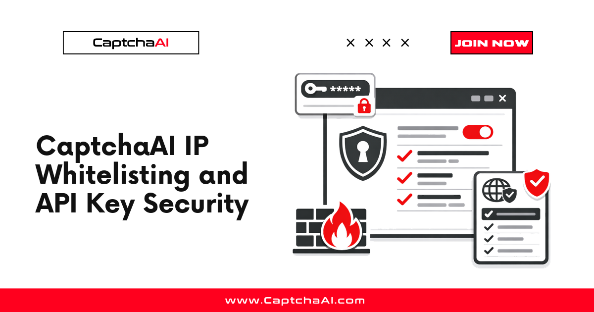 CaptchaAI IP Whitelisting and API Key Security