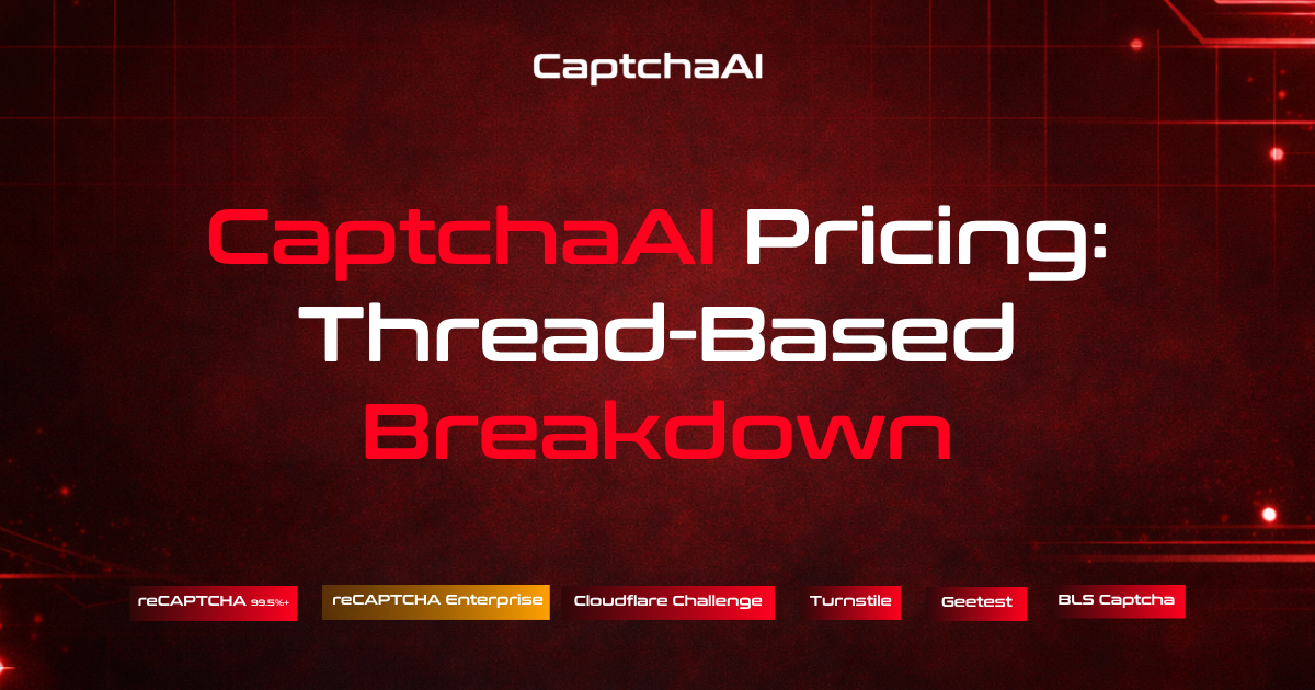 CaptchaAI Pricing: Thread-Based Breakdown