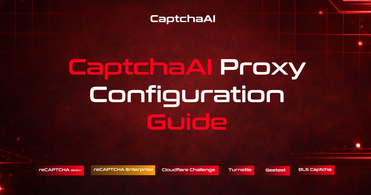 CaptchaAI Proxy Configuration Guide