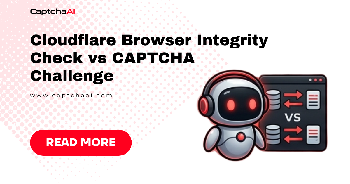 Cloudflare Browser Integrity Check vs CAPTCHA Challenge