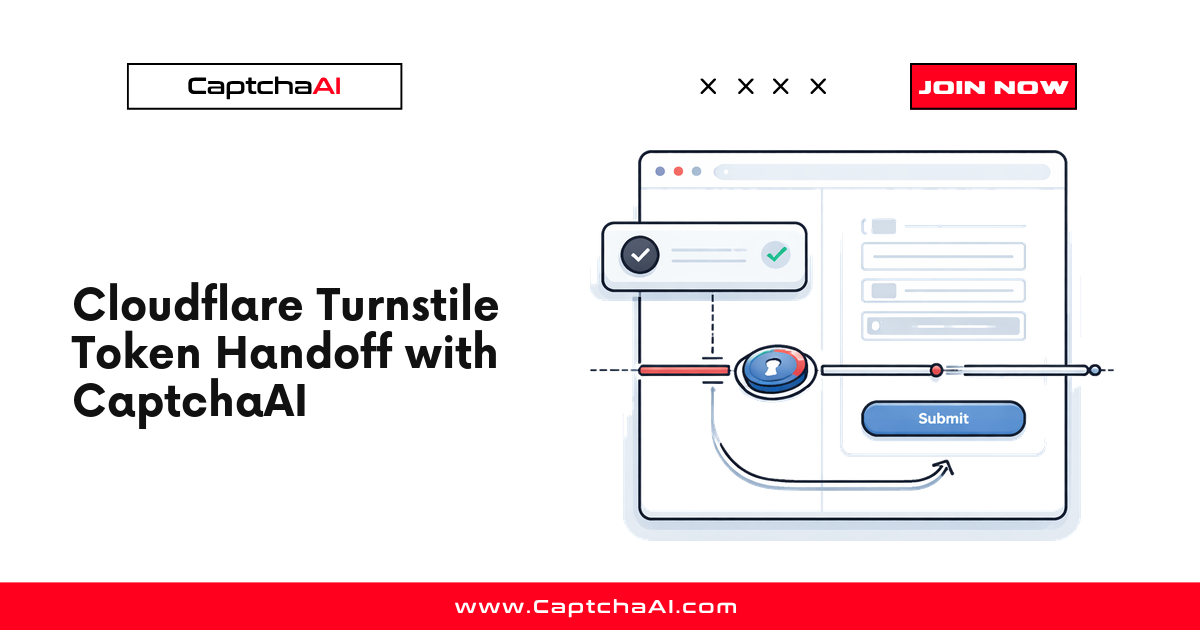 Cloudflare Turnstile Token Handoff with CaptchaAI