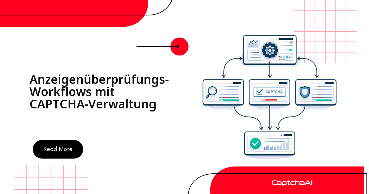 Anzeigenüberprüfungs-Workflows mit CAPTCHA-Verwaltung