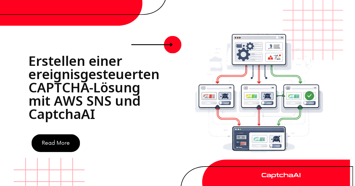 Erstellen einer ereignisgesteuerten CAPTCHA-Lösung mit AWS SNS und CaptchaAI