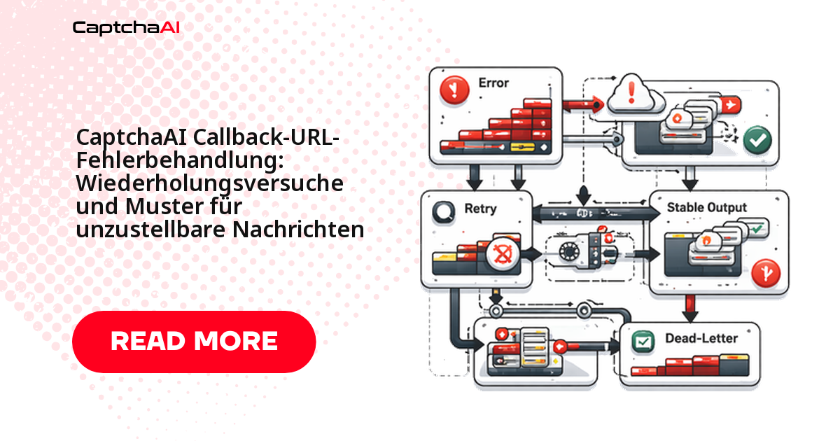 CaptchaAI Callback-URL-Fehlerbehandlung: Wiederholungsversuche und Muster für unzustellbare Nachrichten