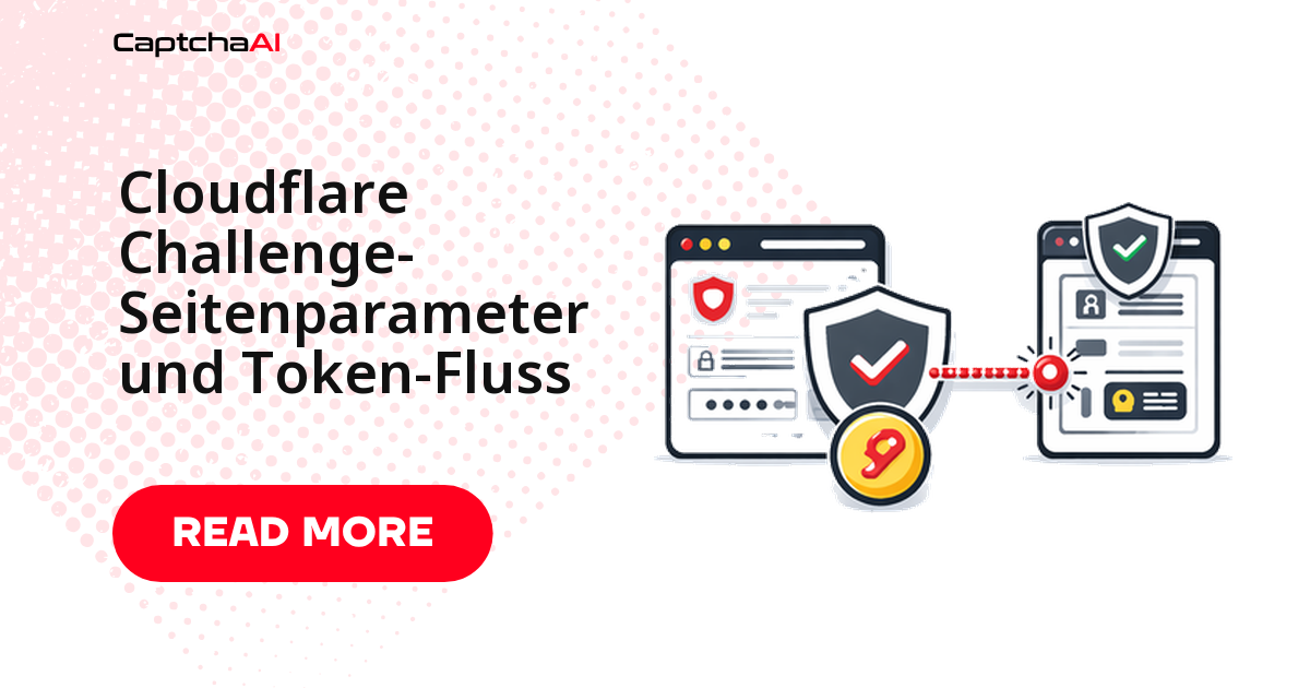 Cloudflare Challenge-Seitenparameter und Token-Fluss