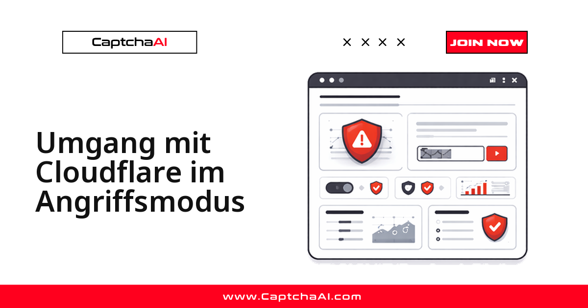 Umgang mit Cloudflare im Angriffsmodus