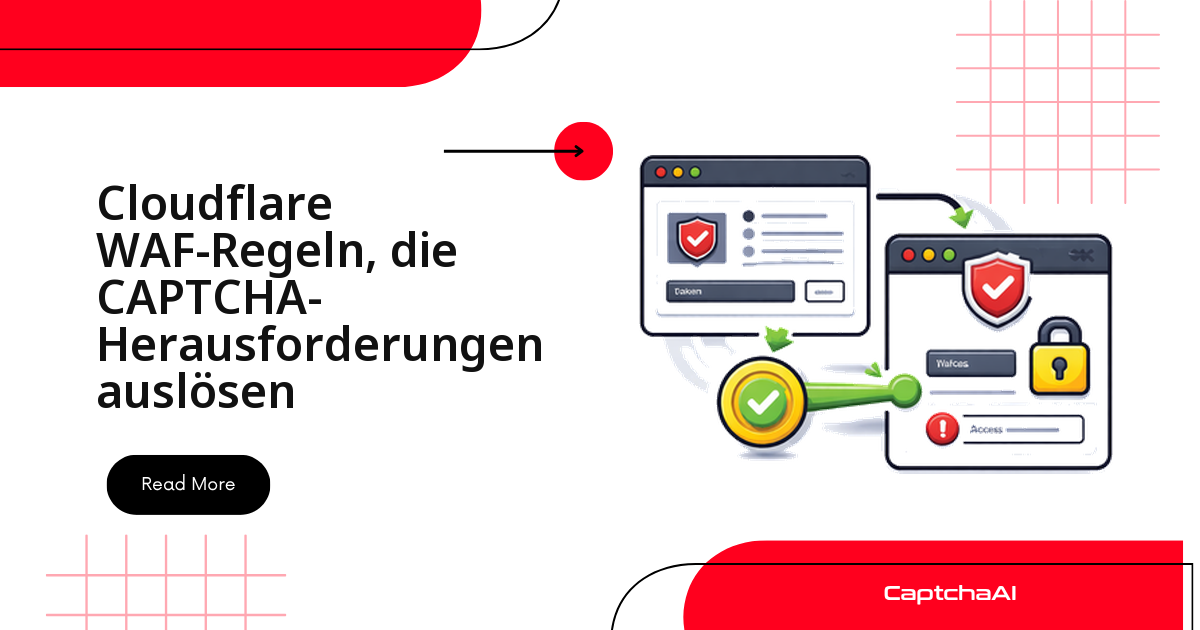 Cloudflare WAF-Regeln, die CAPTCHA-Herausforderungen auslösen