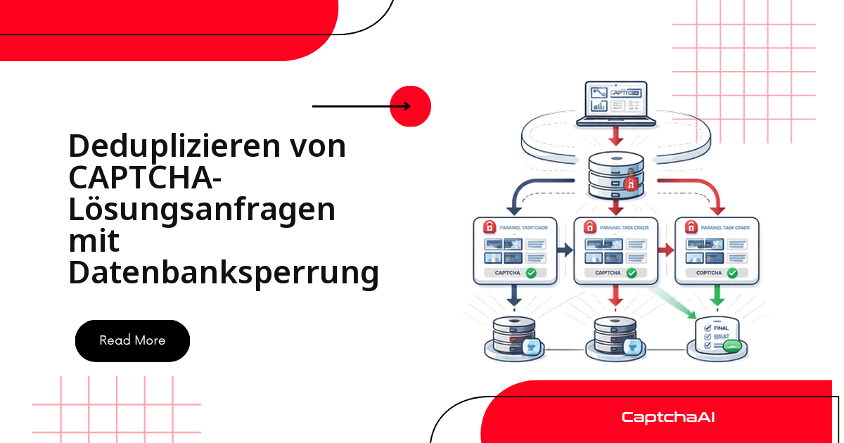 Deduplizieren von CAPTCHA-Lösungsanfragen mit Datenbanksperrung