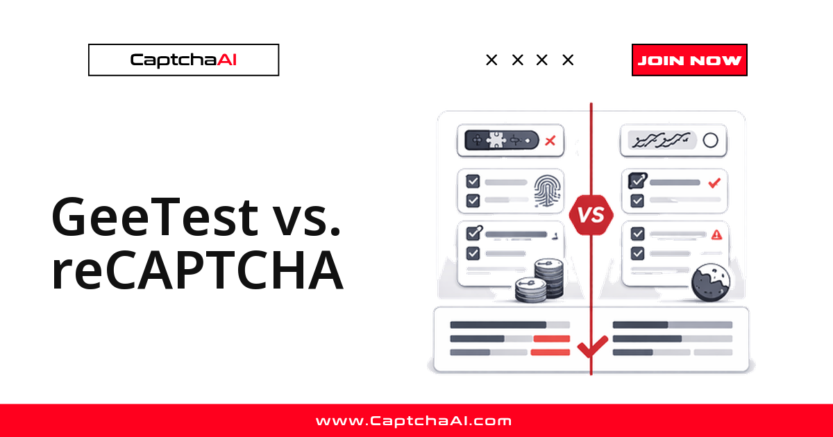 GeeTest vs. reCAPTCHA