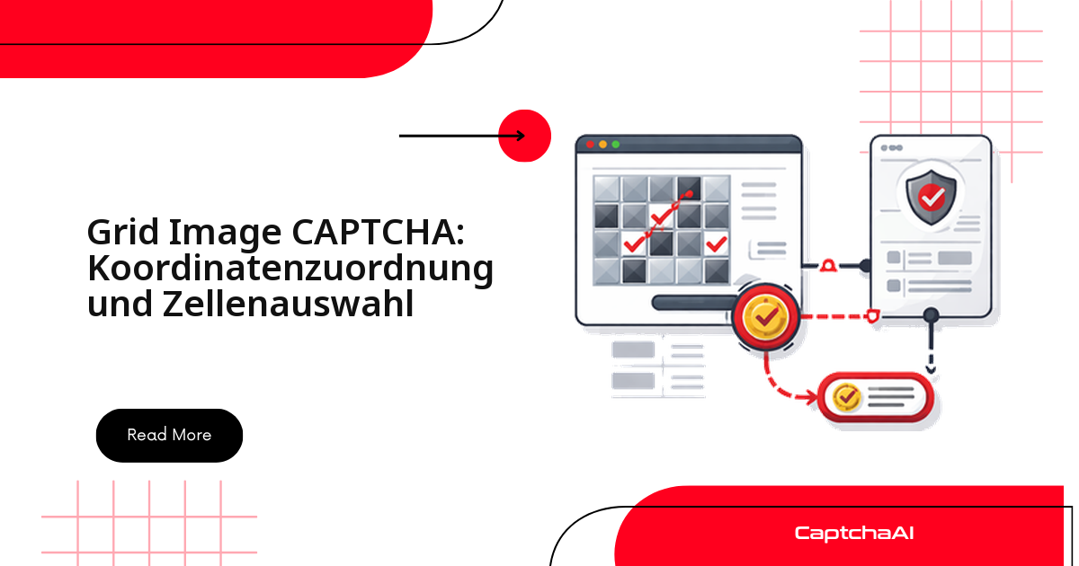 Grid Image CAPTCHA: Koordinatenzuordnung und Zellenauswahl