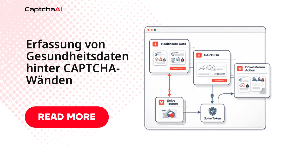 Erfassung von Gesundheitsdaten hinter CAPTCHA-Wänden
