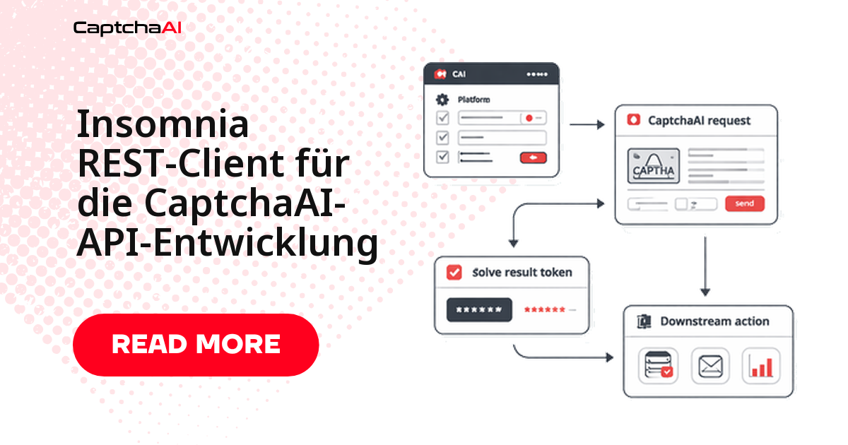Insomnia REST-Client für die CaptchaAI-API-Entwicklung