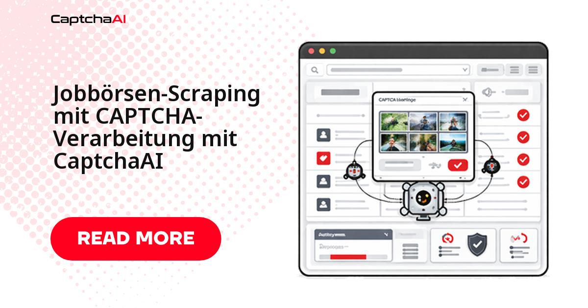 Jobbörsen-Scraping mit CAPTCHA-Verarbeitung mit CaptchaAI
