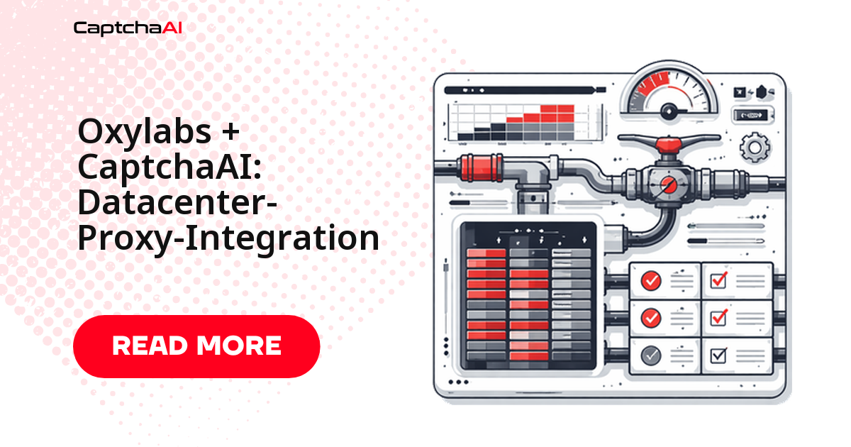 Oxylabs + CaptchaAI: Datacenter-Proxy-Integration