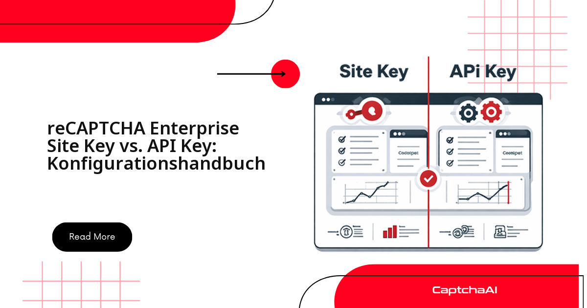 reCAPTCHA Enterprise Site Key vs. API Key: Konfigurationshandbuch