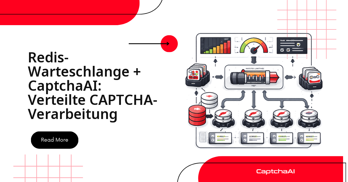 Redis-Warteschlange + CaptchaAI: Verteilte CAPTCHA-Verarbeitung