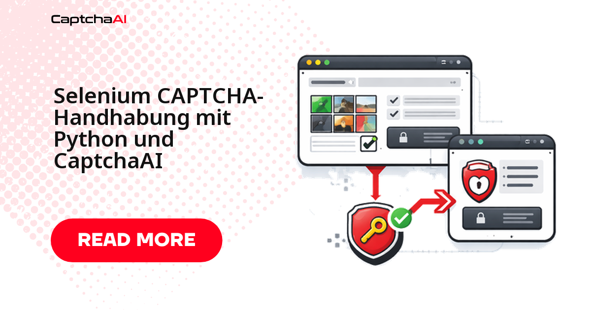 Selenium CAPTCHA-Handhabung mit Python und CaptchaAI