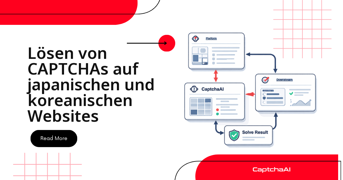 Lösen von CAPTCHAs auf japanischen und koreanischen Websites