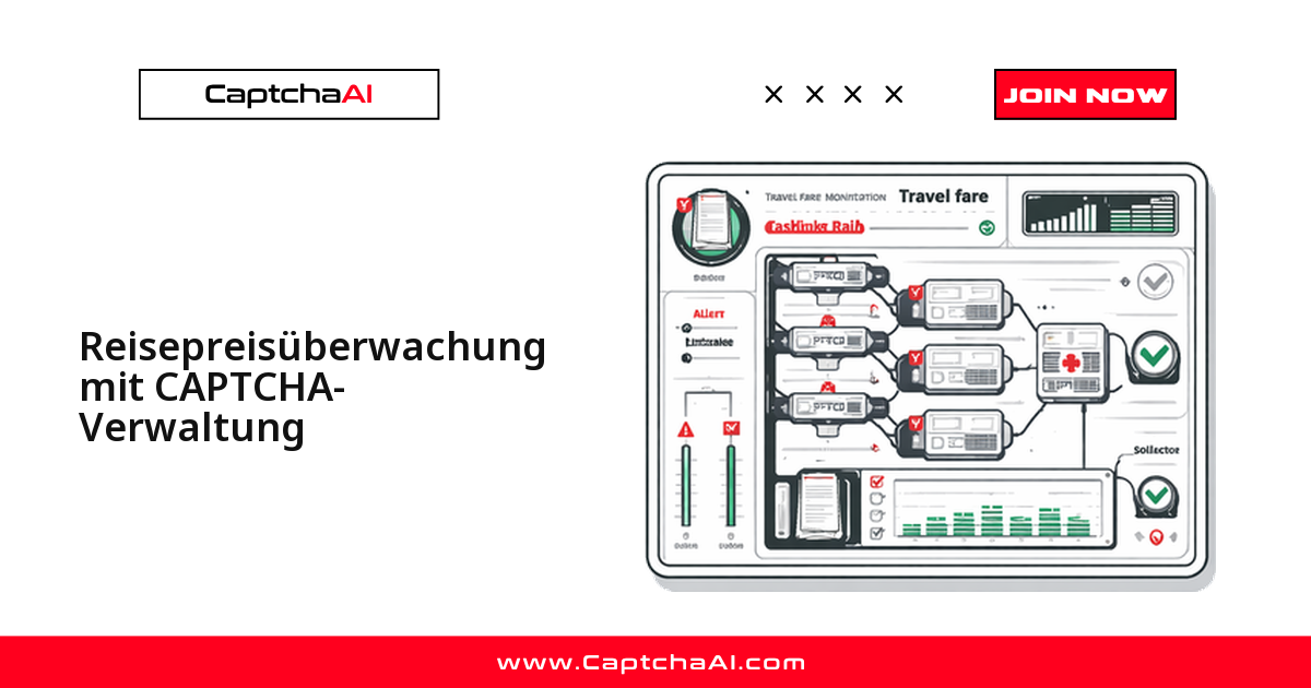 Reisepreisüberwachung mit CAPTCHA-Verwaltung