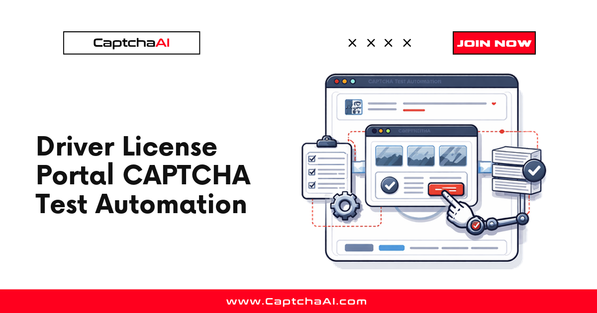 Driver License Portal CAPTCHA Test Automation
