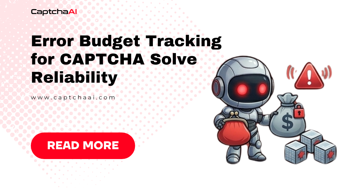 Error Budget Tracking for CAPTCHA Solve Reliability