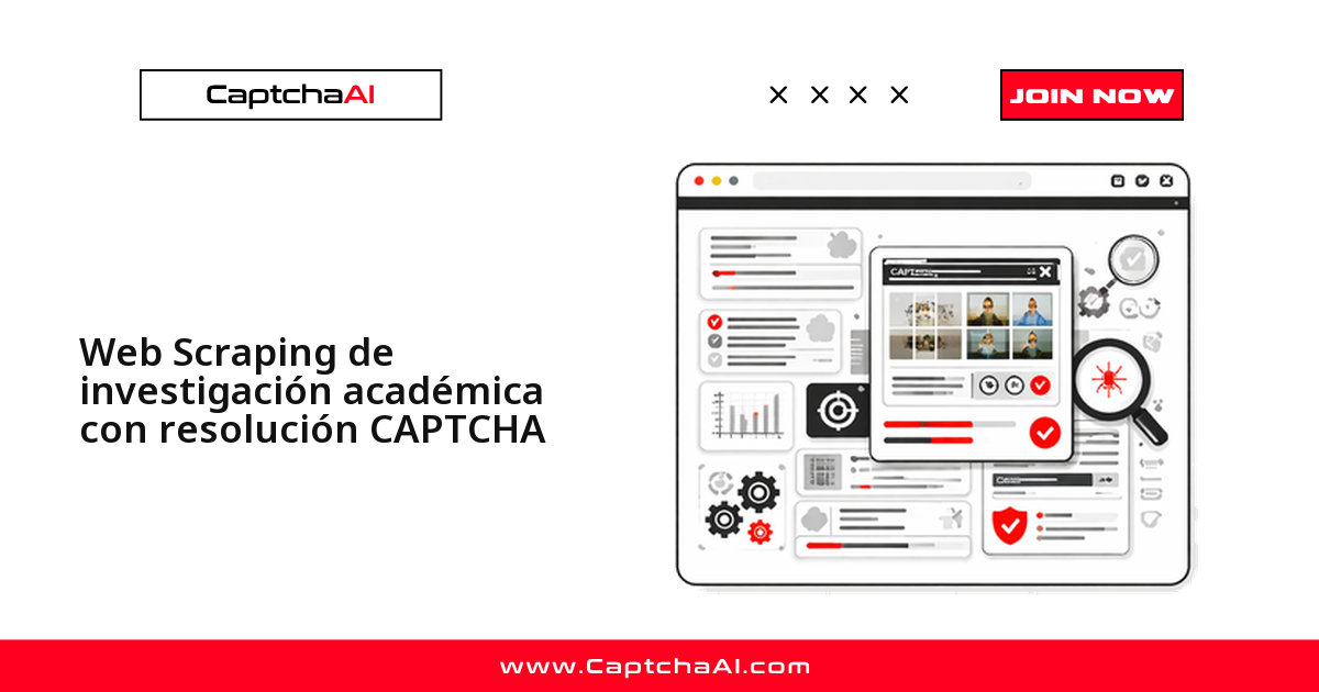 Web Scraping de investigación académica con resolución CAPTCHA
