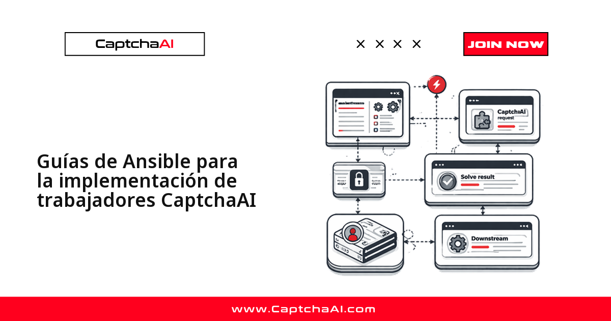 Guías de Ansible para la implementación de trabajadores CaptchaAI
