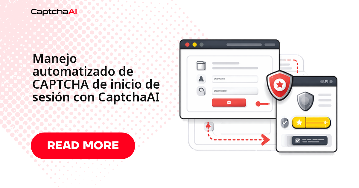 Manejo automatizado de CAPTCHA de inicio de sesión con CaptchaAI