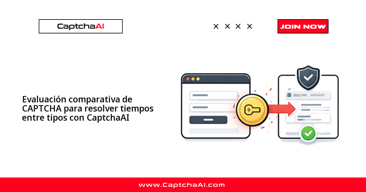 Evaluación comparativa de CAPTCHA para resolver tiempos entre tipos con CaptchaAI