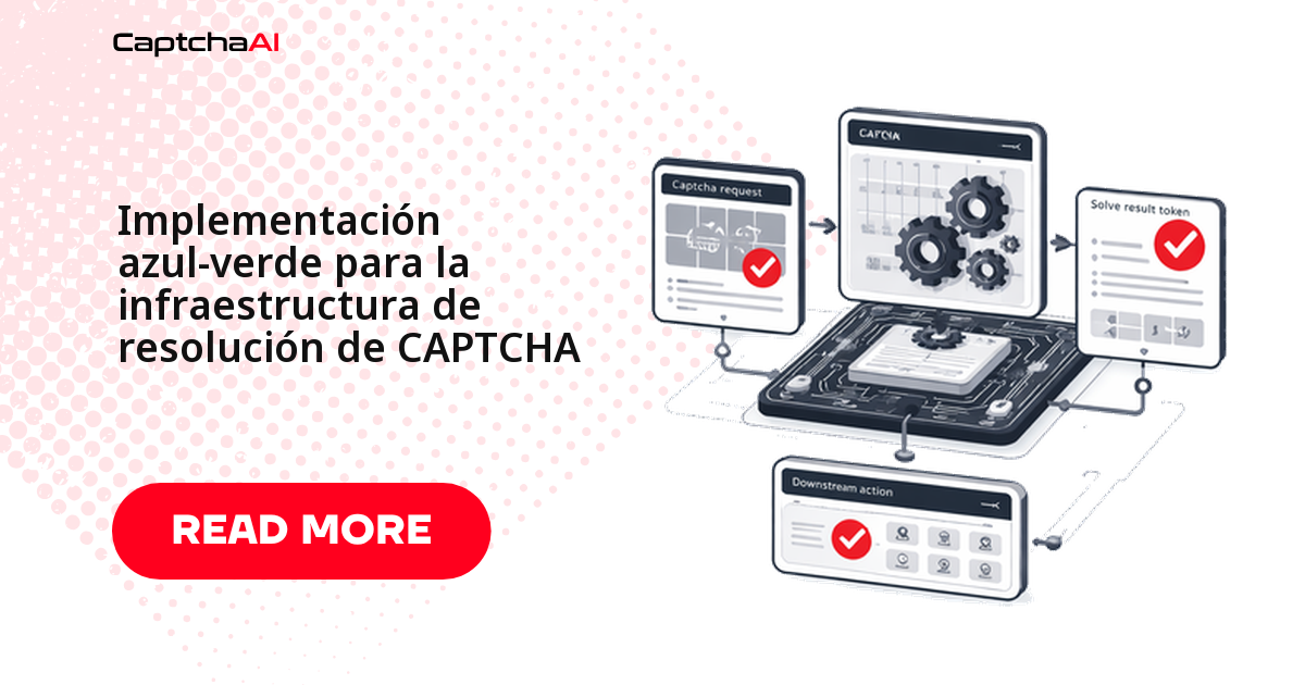 Implementación azul-verde para la infraestructura de resolución de CAPTCHA