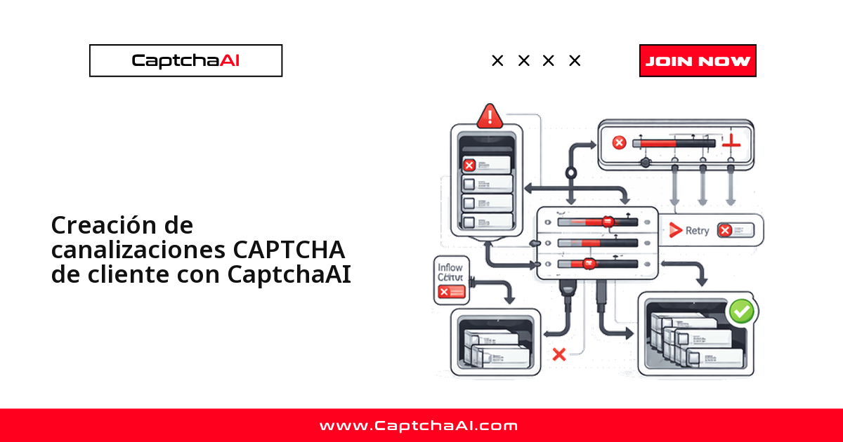 Pipelines CAPTCHA reutilizables para varios clientes con CaptchaAI