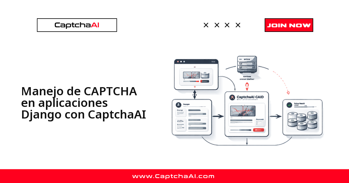 Manejo de CAPTCHA en aplicaciones Django con CaptchaAI