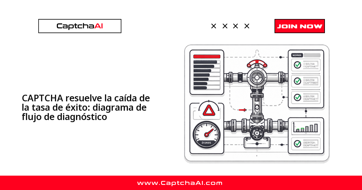 CAPTCHA resuelve la caída de la tasa de éxito: diagrama de flujo de diagnóstico