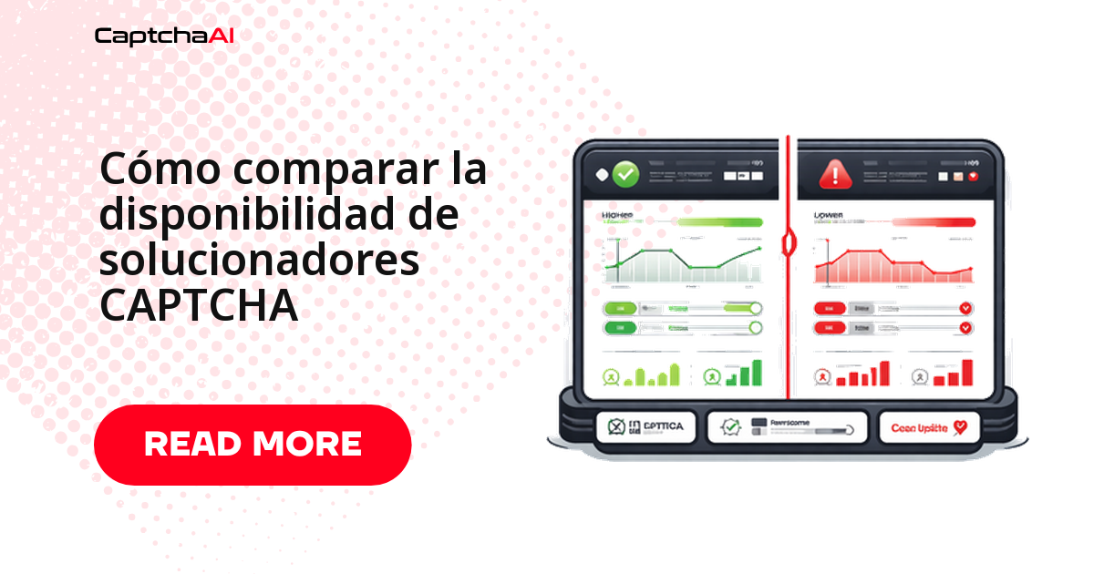 Cómo comparar la disponibilidad de solucionadores CAPTCHA