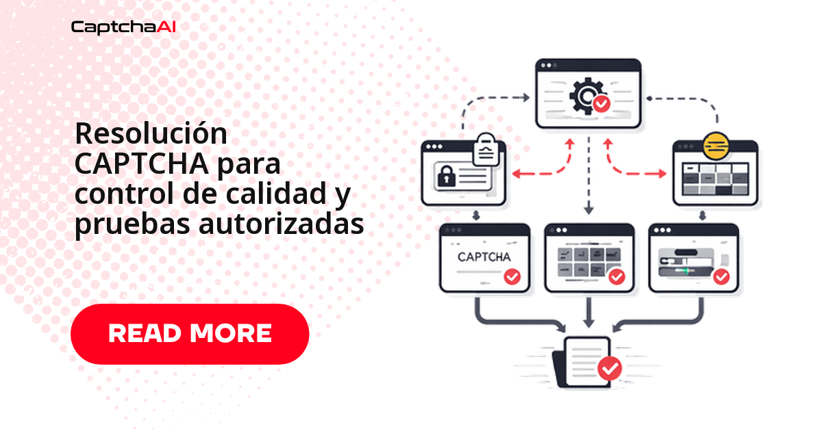Resolución CAPTCHA para control de calidad y pruebas autorizadas