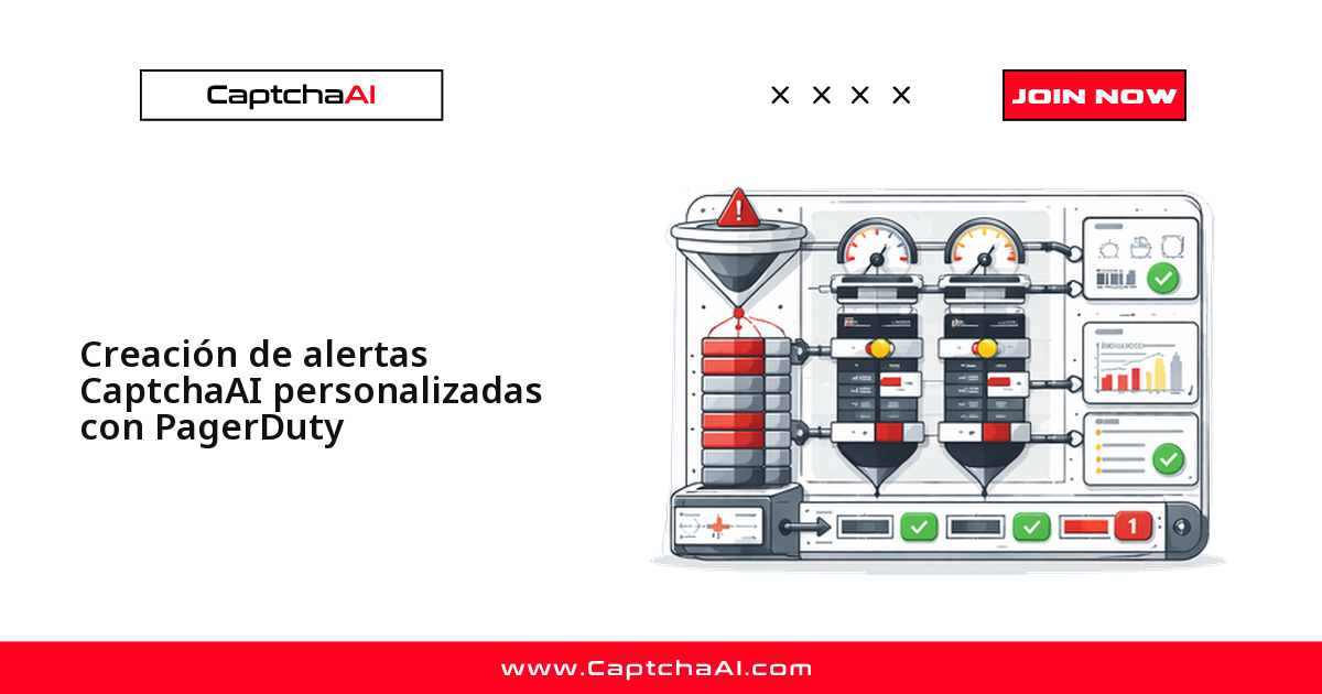 Creación de alertas CaptchaAI personalizadas con PagerDuty