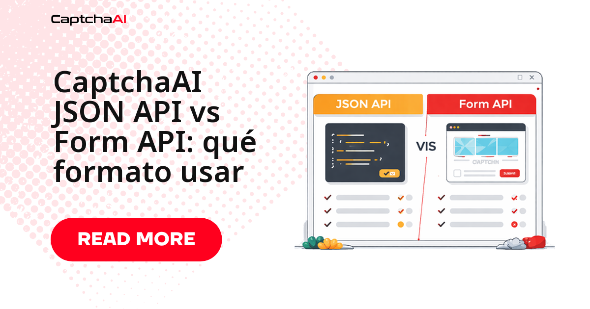 CaptchaAI JSON API vs Form API: qué formato usar