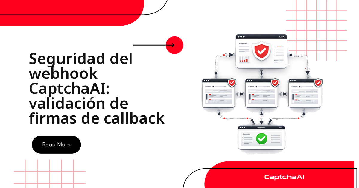 Seguridad del webhook CaptchaAI: validación de firmas de callback