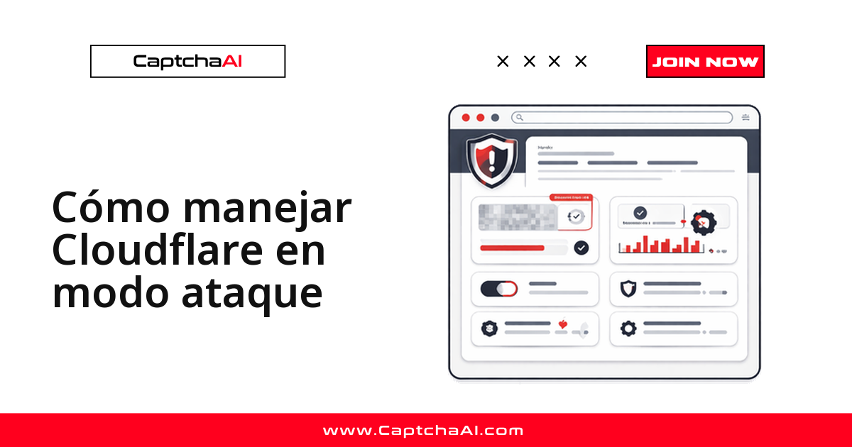 Cómo manejar Cloudflare en modo ataque