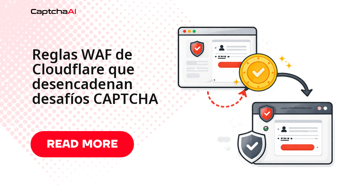 Reglas WAF de Cloudflare que desencadenan desafíos CAPTCHA