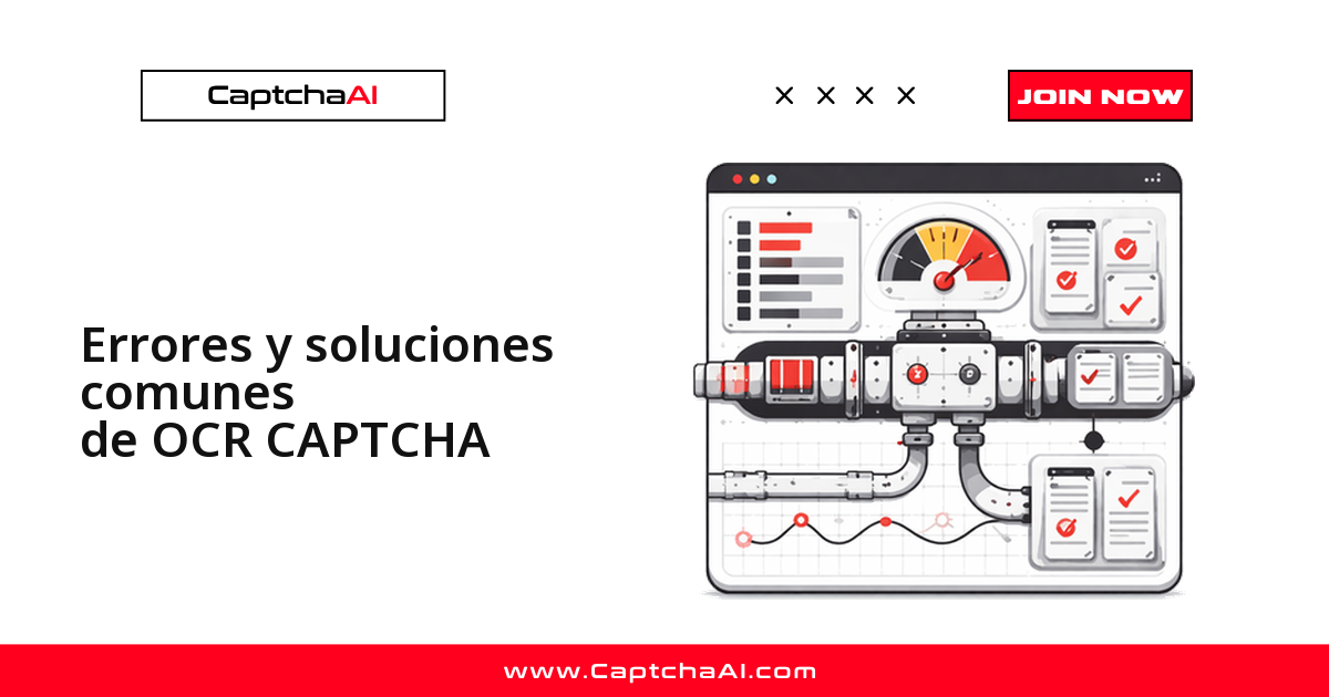 Errores y soluciones comunes de OCR CAPTCHA