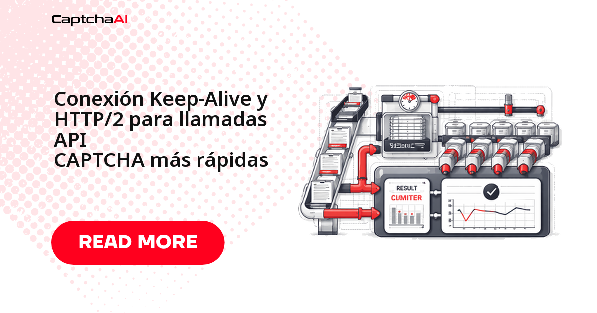 Conexión Keep-Alive y HTTP/2 para llamadas API CAPTCHA más rápidas