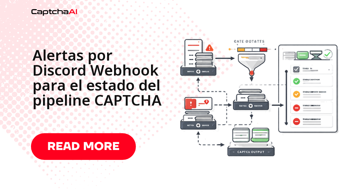 Alertas por Discord Webhook para el estado del pipeline CAPTCHA