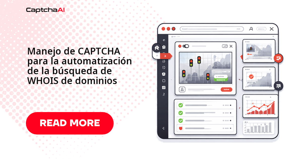 Manejo de CAPTCHA para la automatización de la búsqueda de WHOIS de dominios