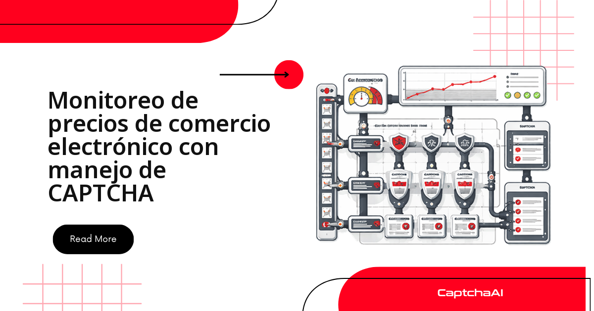Monitoreo de precios de comercio electrónico con manejo de CAPTCHA